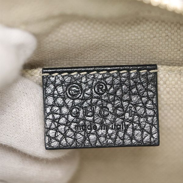 Gucci Black Leather Soho Disco Shoulder Bag — view 8