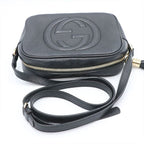 Gucci Black Leather Soho Disco Shoulder Bag — view 5