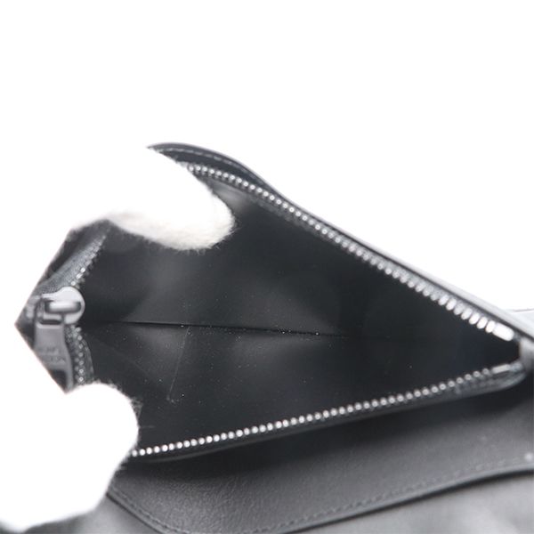 Louis Vuitton Black Monogram Taurillon Leather Portefeuille Blazer Long — view 7