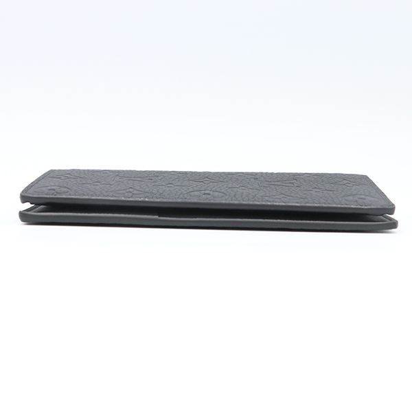 Louis Vuitton Black Monogram Taurillon Leather Portefeuille Blazer Long — view 3