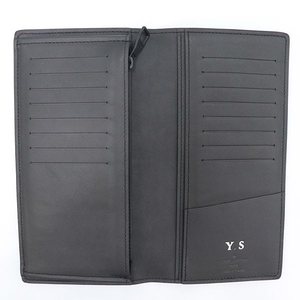 Louis Vuitton Black Monogram Taurillon Leather Portefeuille Blazer Long — view 6