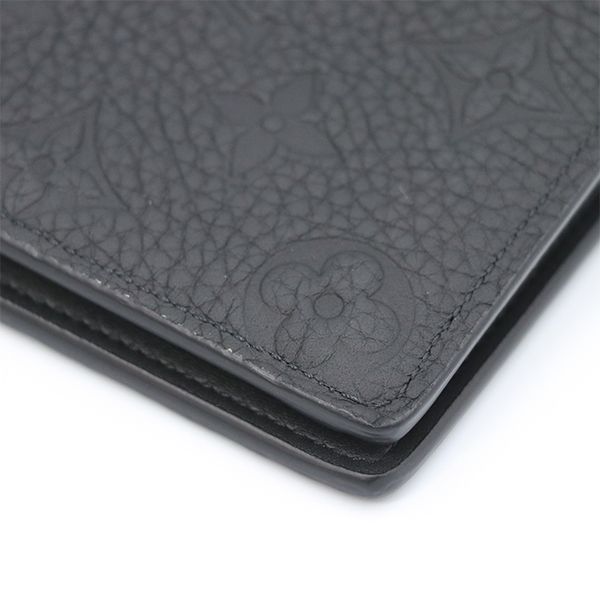 Louis Vuitton Black Monogram Taurillon Leather Portefeuille Blazer Long — view 5