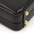 Gucci Condition Black Patent Leather Sylvie 2-Way Handbag — view 4