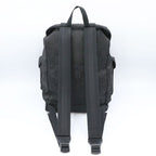 Gucci GG Pattern Black Nylon Rucksack Backpack — view 2