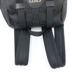 Gucci GG Pattern Black Nylon Rucksack Backpack — view 3