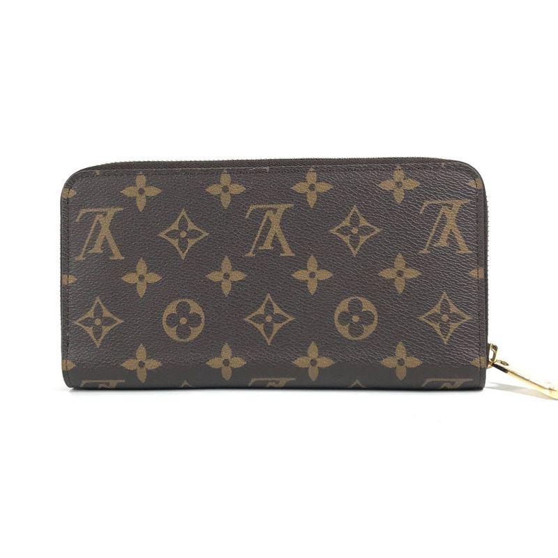 Louis Vuitton Long Zippy Wallet Monogram Canvas Brown — view 2