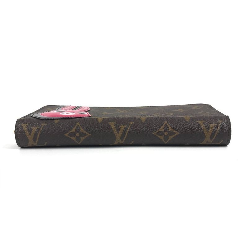 Louis Vuitton Long Zippy Wallet Monogram Canvas Brown — view 5