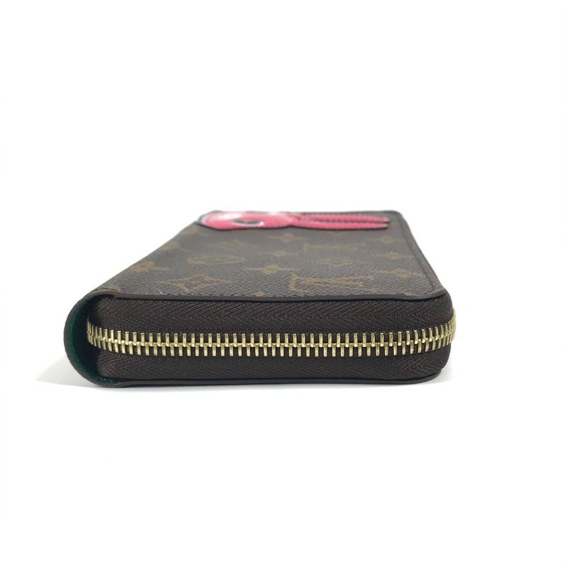 Louis Vuitton Long Zippy Wallet Monogram Canvas Brown — view 4
