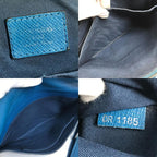 Louis Vuitton Shoulder Bag Grigori Messenger PM Taiga Leather Blue — view 9