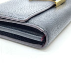 Louis Vuitton Long Wallet Portefeuille Capucines Taurillon Clemence Noir — view 6