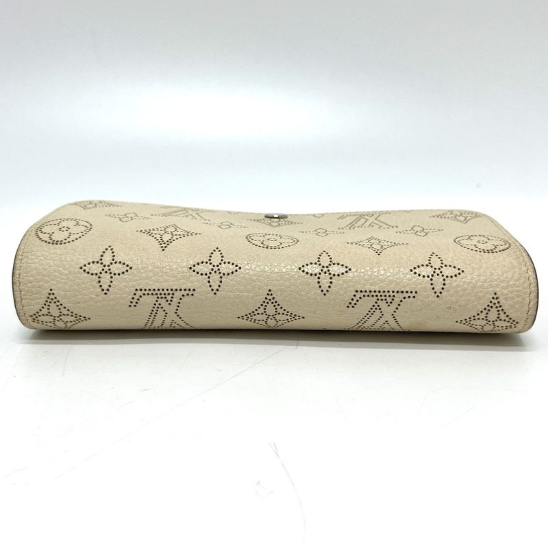 Louis Vuitton Portefeuille Iris Monogram Mahina Leather Ivory White — view 4