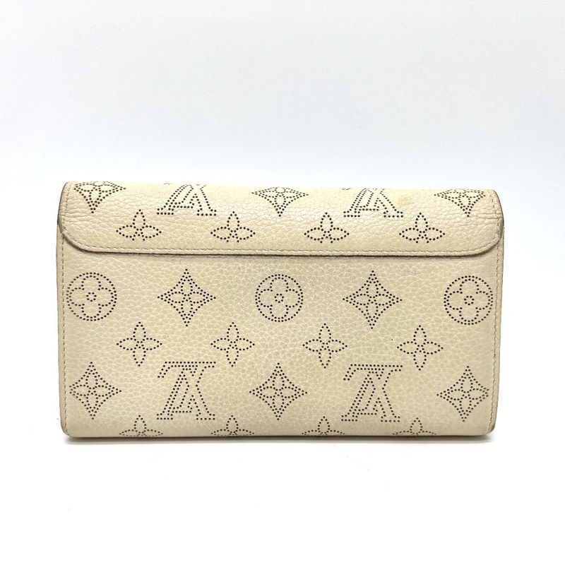 Louis Vuitton Portefeuille Iris Monogram Mahina Leather Ivory White — view 2