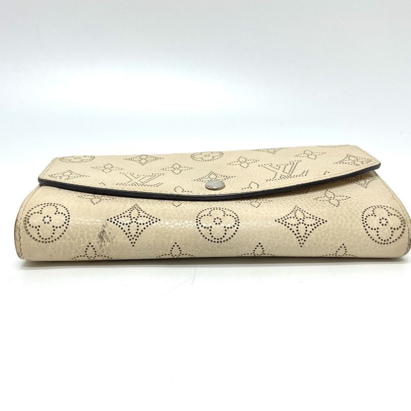 Louis Vuitton Portefeuille Iris Monogram Mahina Leather Ivory White — view 3