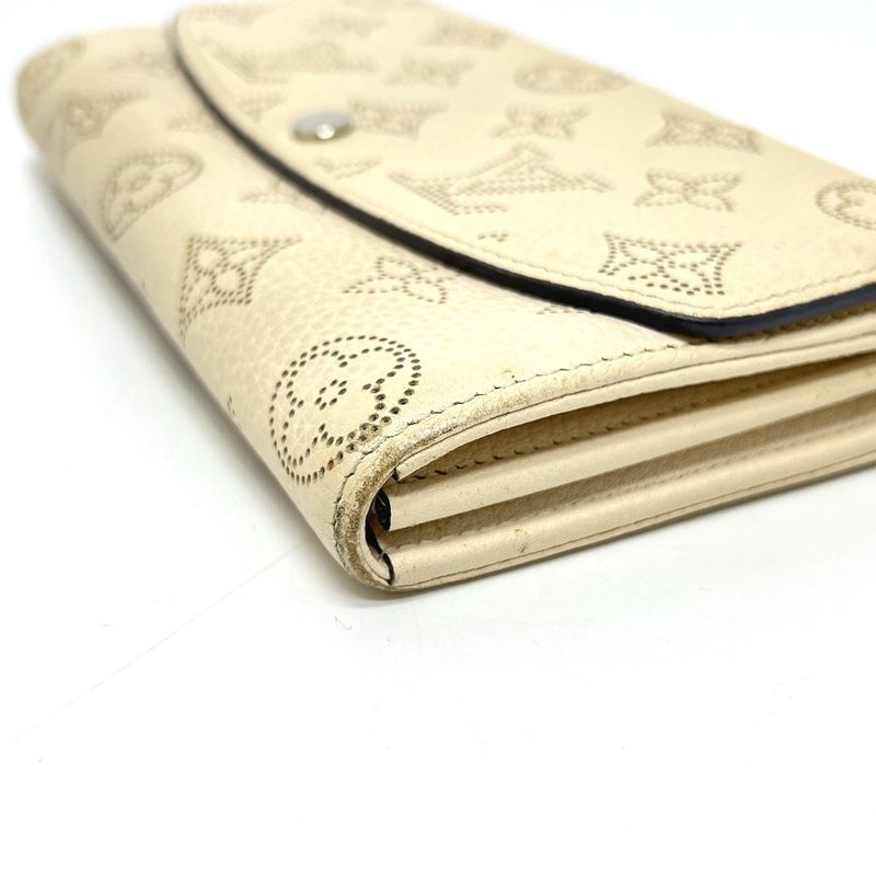 Louis Vuitton Portefeuille Iris Monogram Mahina Leather Ivory White — view 6