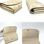 Louis Vuitton Portefeuille Iris Monogram Mahina Leather Ivory White — view 7