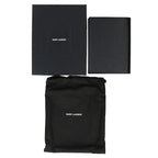 Saint Laurent Paris Logo Leather Notebook Cover — view 4