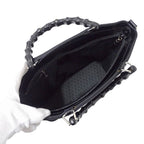 Gucci Bag Shoulder 2-Way Bamboo Nylon Black 000 1998 — view 5
