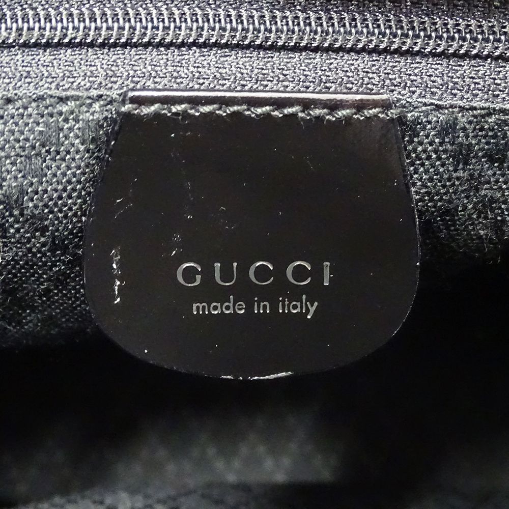 Gucci Bag Shoulder 2-Way Bamboo Nylon Black 000 1998 — view 6