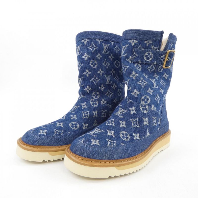 Louis Vuitton Cozy Line Nigo Boots — view 3
