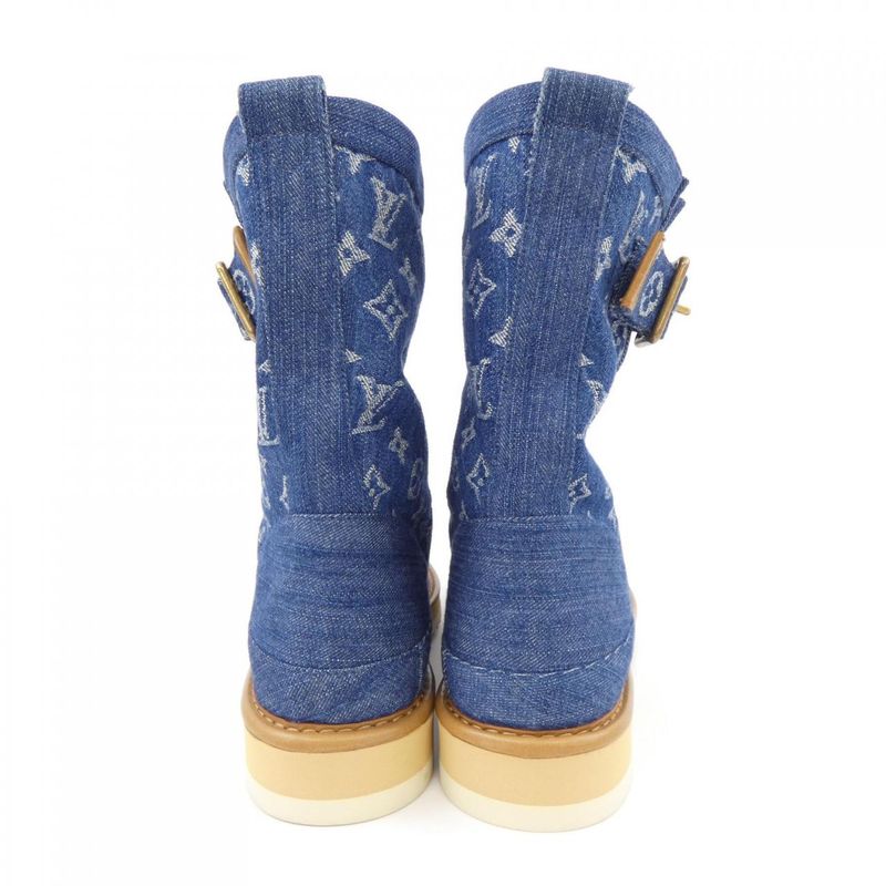 Louis Vuitton Cozy Line Nigo Boots — view 5