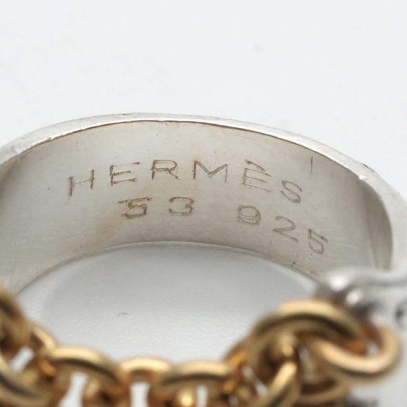 Hermes Mexico Ring Silver — view 7