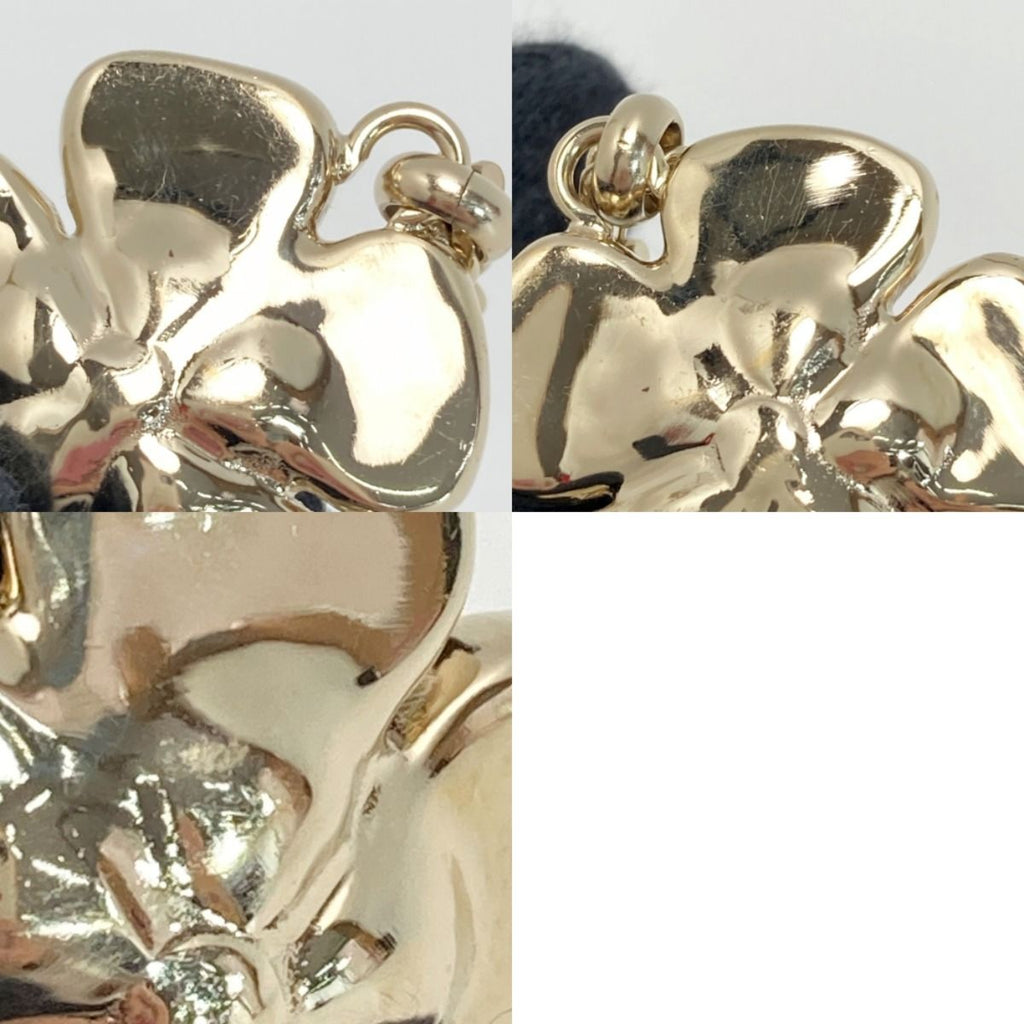 Chanel Coco Mark Flower Necklace B23 S Gold GP Rhinestone Faux Pearl — view 7