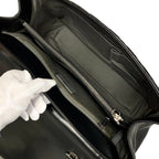 Chanel Bag Shoulder Lambskin Black Silver Quilted Boy