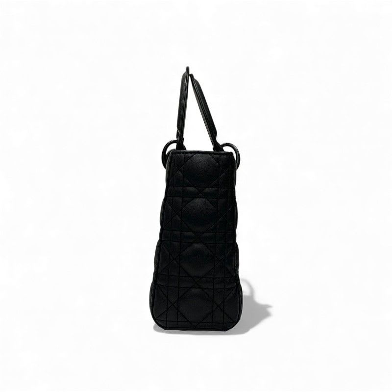 Christian Dior Bag Shoulder Black Lady My ABCDior Small Cannage Ultra