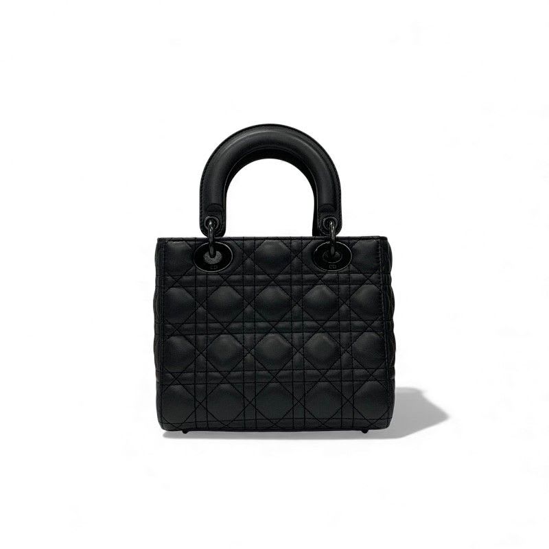 Christian Dior Bag Shoulder Black Lady My ABCDior Small Cannage Ultra