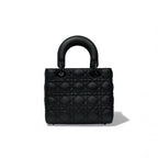 Christian Dior Bag Shoulder Black Lady My ABCDior Small Cannage Ultra