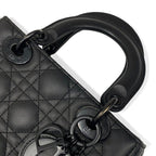 Christian Dior Bag Shoulder Black Lady My ABCDior Small Cannage Ultra