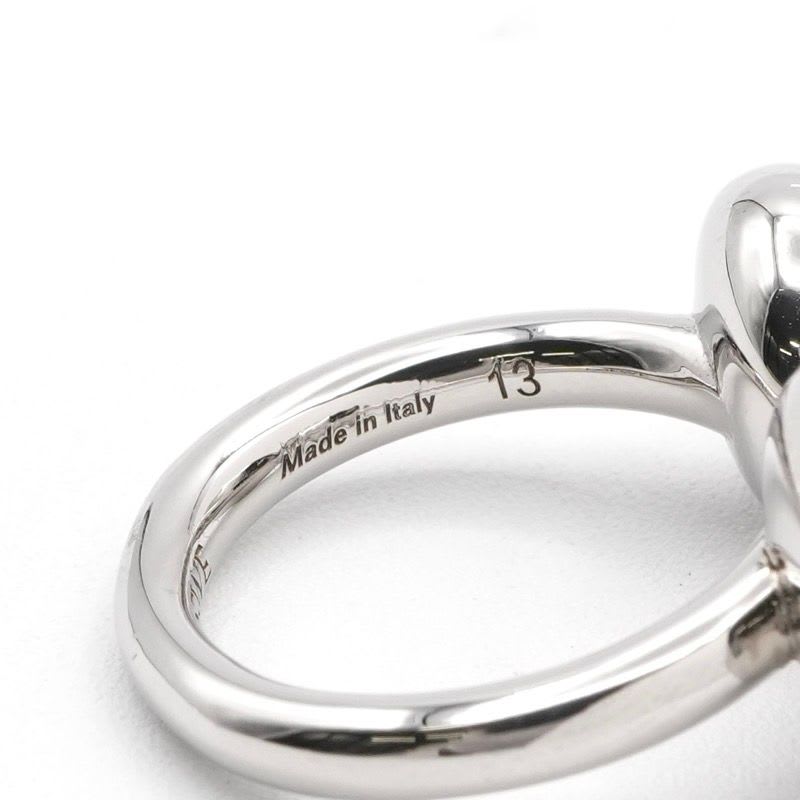 Loewe Ring Silver Anagram Rhinestone — view 7