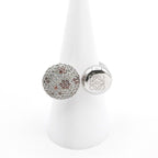 Loewe Ring Silver Anagram Rhinestone — view 8