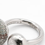 Loewe Ring Silver Anagram Rhinestone — view 6