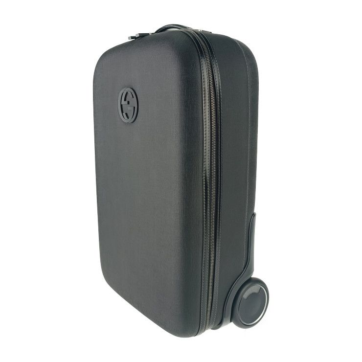 Gucci Carry Case Interlocking G Trolley Black Leather — view 2