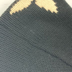 Louis Vuitton Cap Bonnet Morning Lamb Beanie Black Beige 100% Wool — view 4