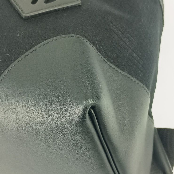 Hermes Backpack A Dos All Back Black Silver Hardware Toile Bivouac — view 6