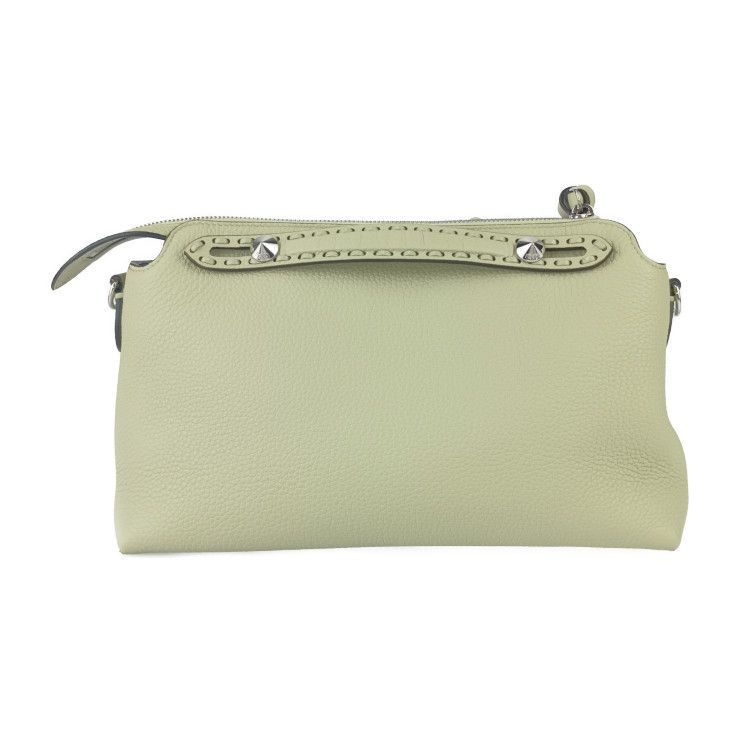 Fendi Handbag By The Way Selleria Medium 8 Bl155 Asu2 F1 gmk Sage Green Silver — view 3