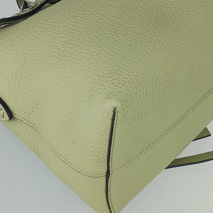Fendi Handbag By The Way Selleria Medium 8 Bl155 Asu2 F1 gmk Sage Green Silver — view 6