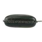 Chanel Shoulder Bag Chain Phone Holder Black Silver Hardware Lambskin — view 4