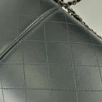 Chanel Shoulder Bag Chain Phone Holder Black Silver Hardware Lambskin — view 7