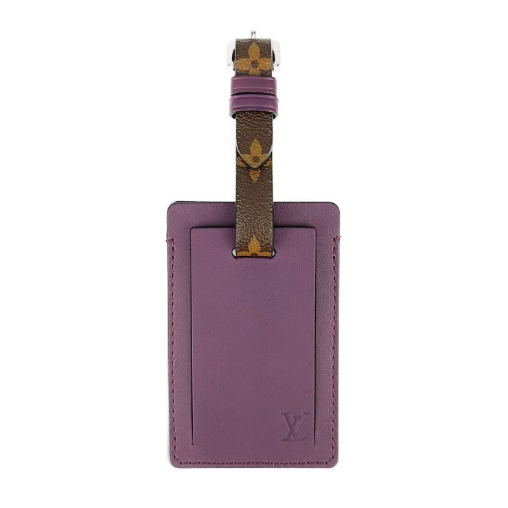 Louis Vuitton Name Tag Porte A Dos Les Ketches Brown Purple Monogram Canvas — view 2