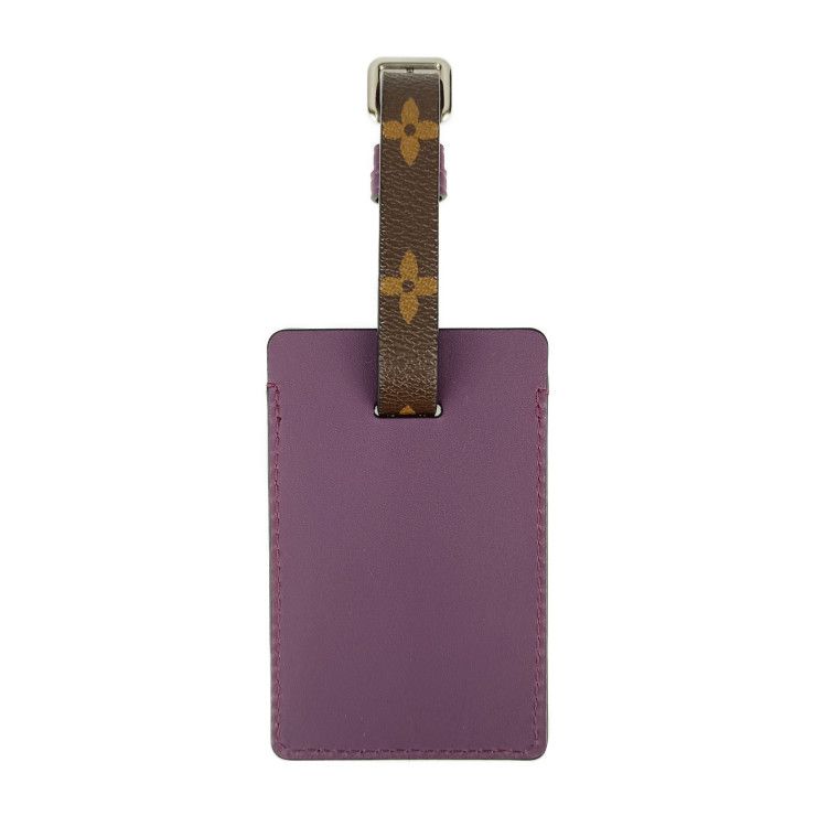 Louis Vuitton Name Tag Porte A Dos Les Ketches Brown Purple Monogram Canvas — view 3