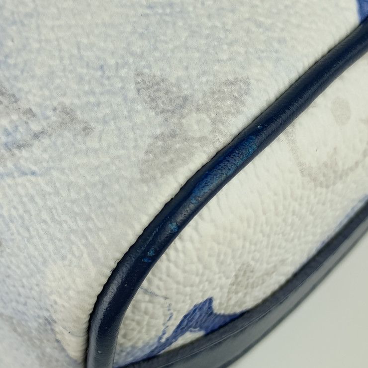 Louis Vuitton Handbag Water Color Monogram Keepall XS Blue White Silver — view 5