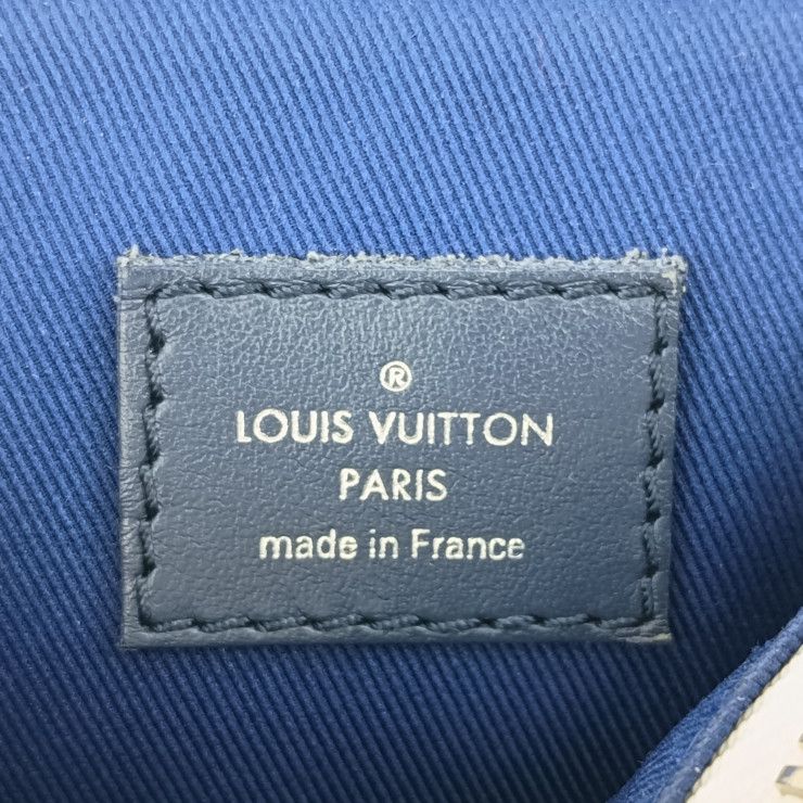 Louis Vuitton Handbag Water Color Monogram Keepall XS Blue White Silver — view 9