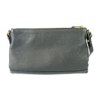 Prada Shoulder Bag Crossbody 1 Bh050 Black Gold Hardware Vitello Daino — view 3