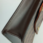 Louis Vuitton Shoulder Bag Portobello Ebne Damier Canvas Leather — view 7