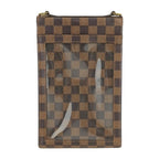Louis Vuitton Shoulder Bag Portobello Ebne Damier Canvas Leather — view 3