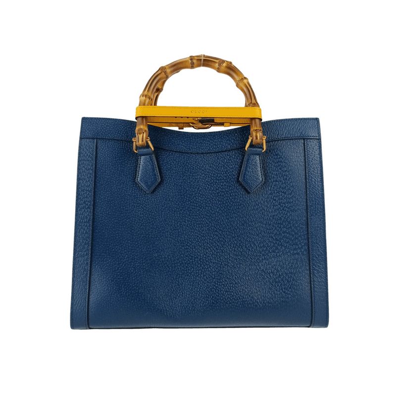 Gucci Tote Bag Diana Medium U3 zdt Royal Blue Leather 2-Way — view 3