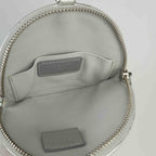 Chanel Coin Case Camellia Zip Purse Ap2125 Silver Lambskin — view 7